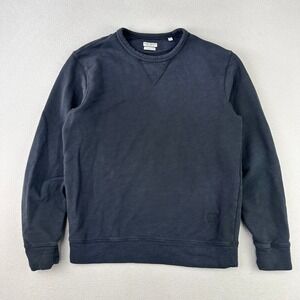 OOBE Brand French Terry Sweatshirt Men‎ S Charcoal Crewneck V-Stitch Pullover